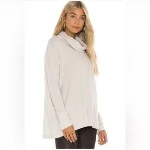 We The Free Cream Cowl Neck Sweater